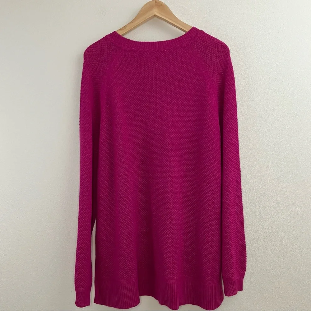 Fuchsia Ling Sleeve Sweater Top